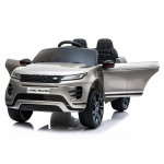 Elektrické autíčko Ranger Rover Evoque - strieborné - lakované